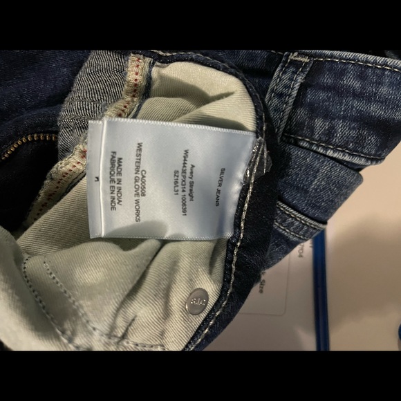 Mavi Kendra High-Rise Straight Leg Dark Rinse Jeans Sz 34/30 - Picture 10 of 11